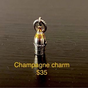 Authentic Brighton Champagne bottle charm.